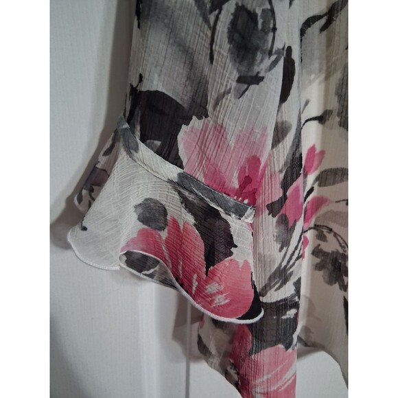 Women's Alfred Dunner Petite 3/4 Sleeve Blouse W/attached Tank Size 10P - Picture 4 of 7